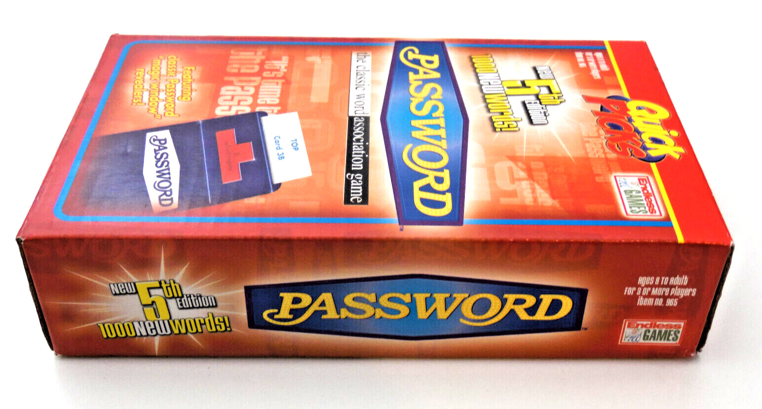 PASSWORD Endless Games 2008 Quick Picks 5th Edition — New in Box
