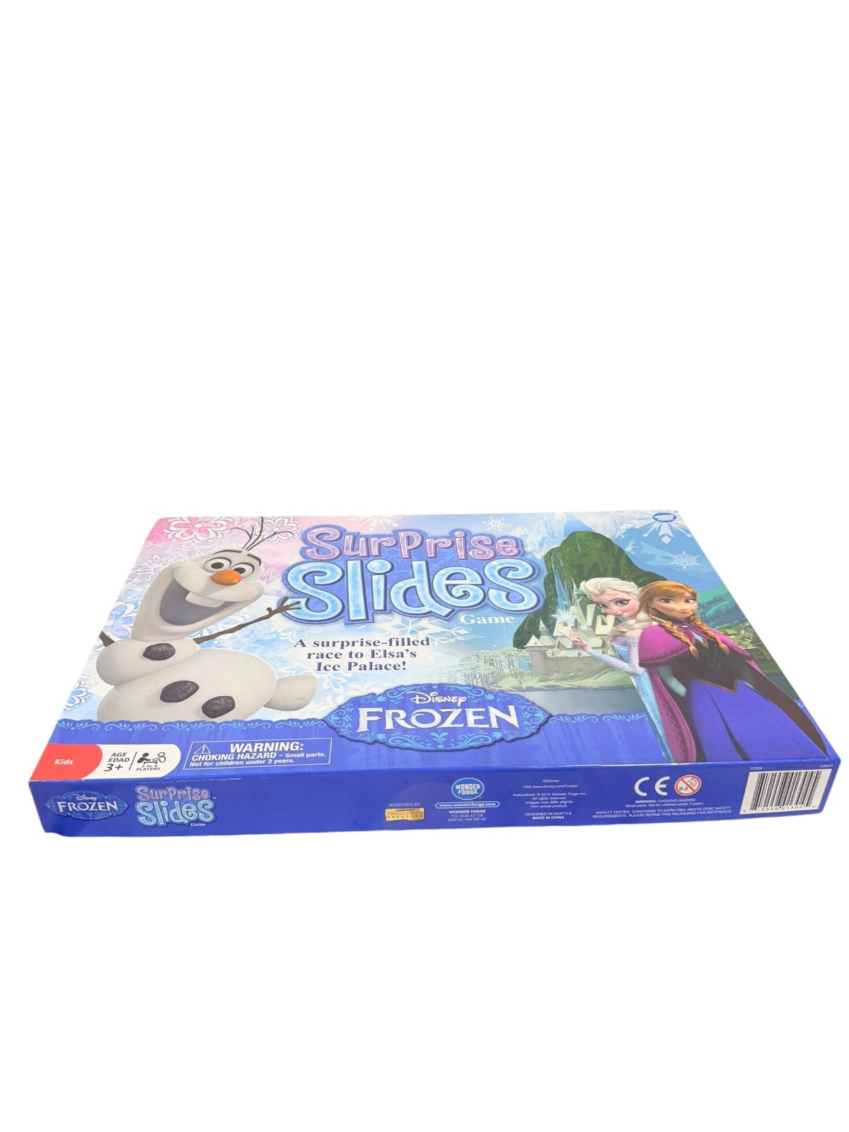 Disney Frozen Surprise Slides Board Game 2014 Wonder Forge Anna Elsa Olaf