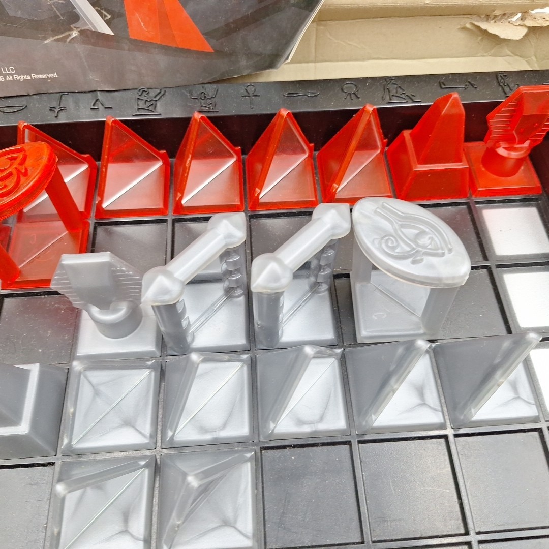 KHET The Laser Strategy Board Game w/ 3D Tower of Kadesh Expansion Mensa Winner
