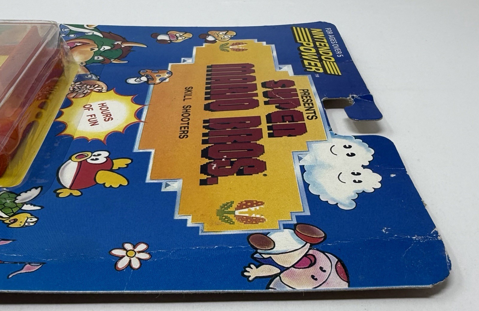 Nintendo Power 1988 Super Mario Bros. Skill Shooter Spinning Target Vintage Game