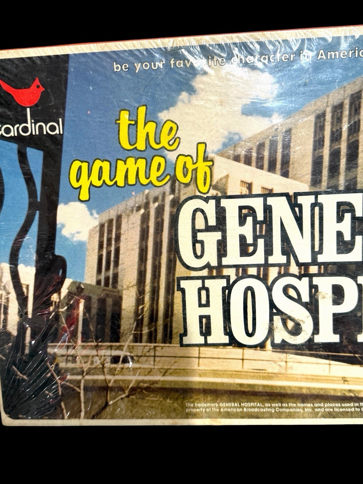 Vtg Cardinal General Hospital Role Playing Board Game 2-10 Players Unopened