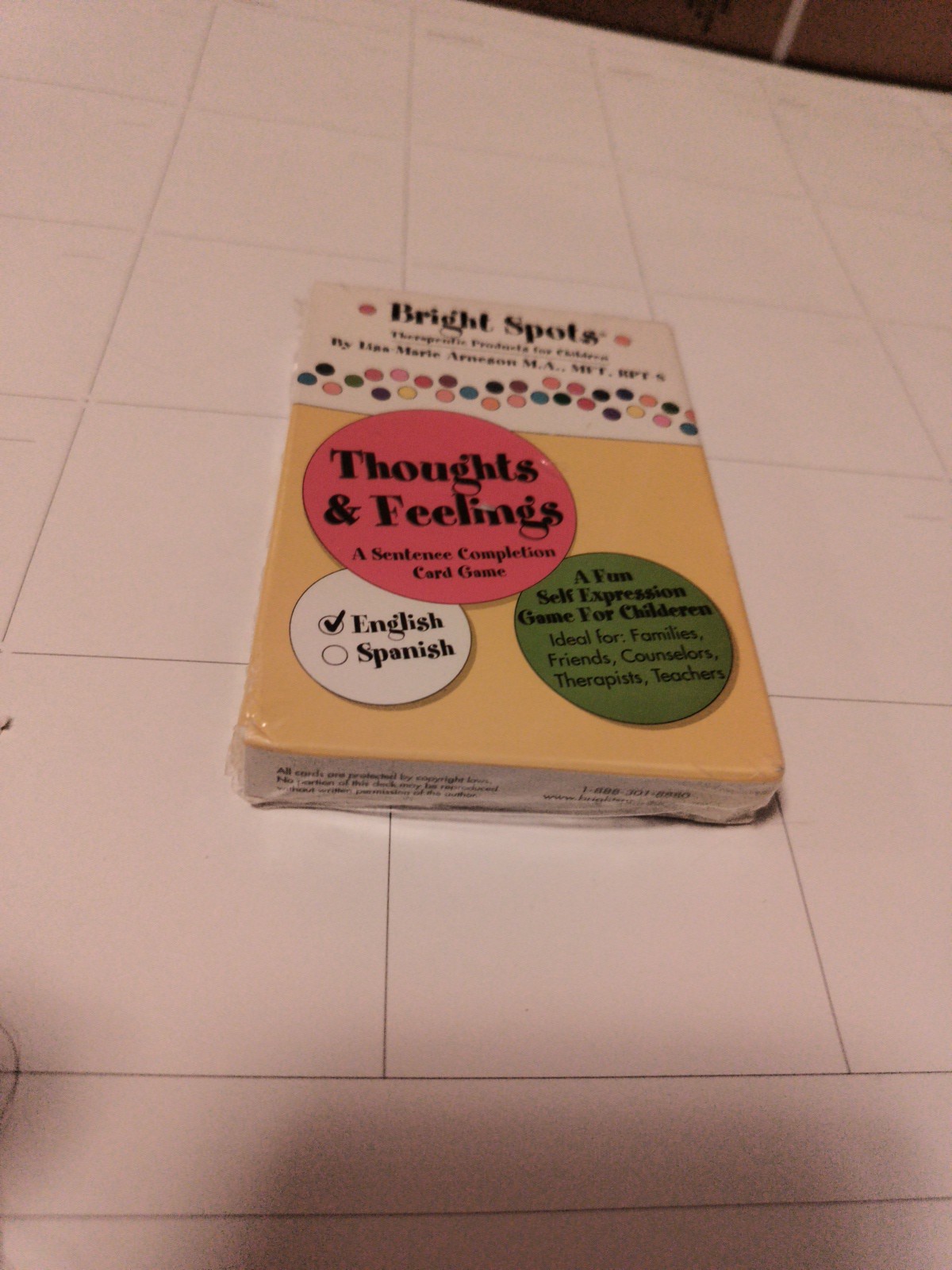 Bright Spots Thoughts And Feelings Self Expression Game Kids In English