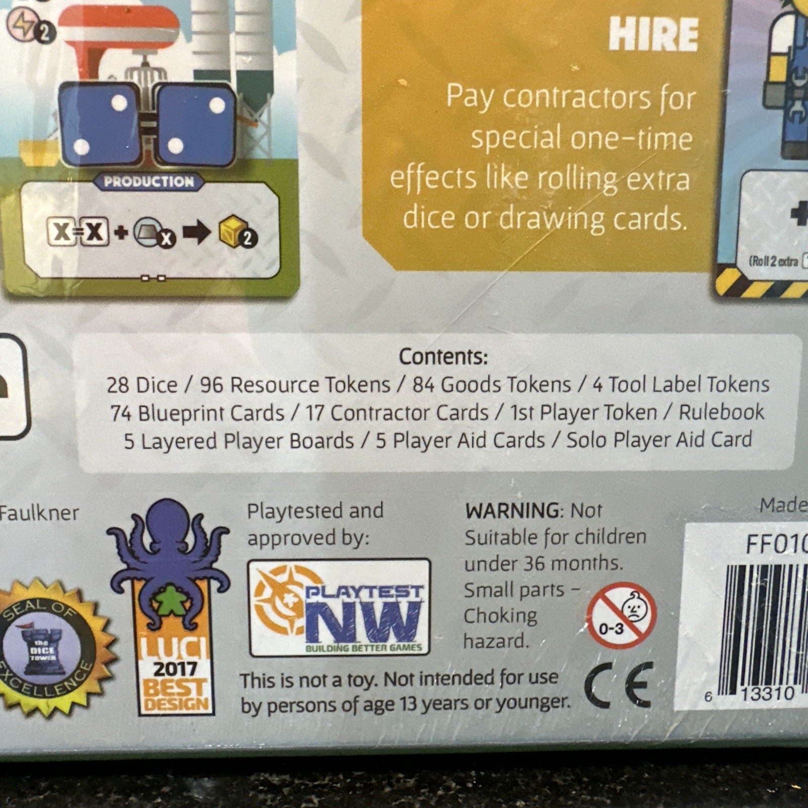 Fantastic Factories Board Game by Deep Water Games Factory Sealed New FF01023995