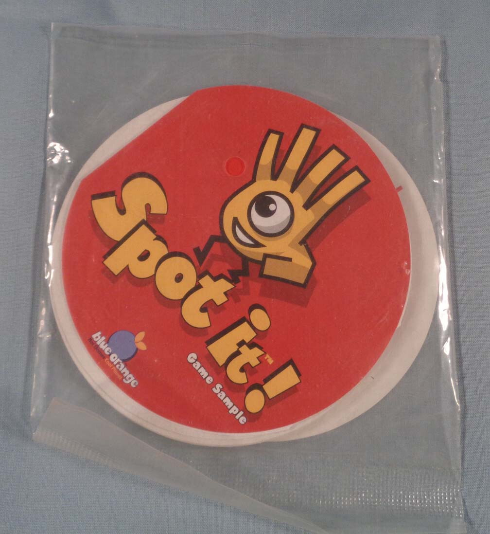 Blue Orange Spot It ! Card Game Unopened Sealed Promo Pack SG-508