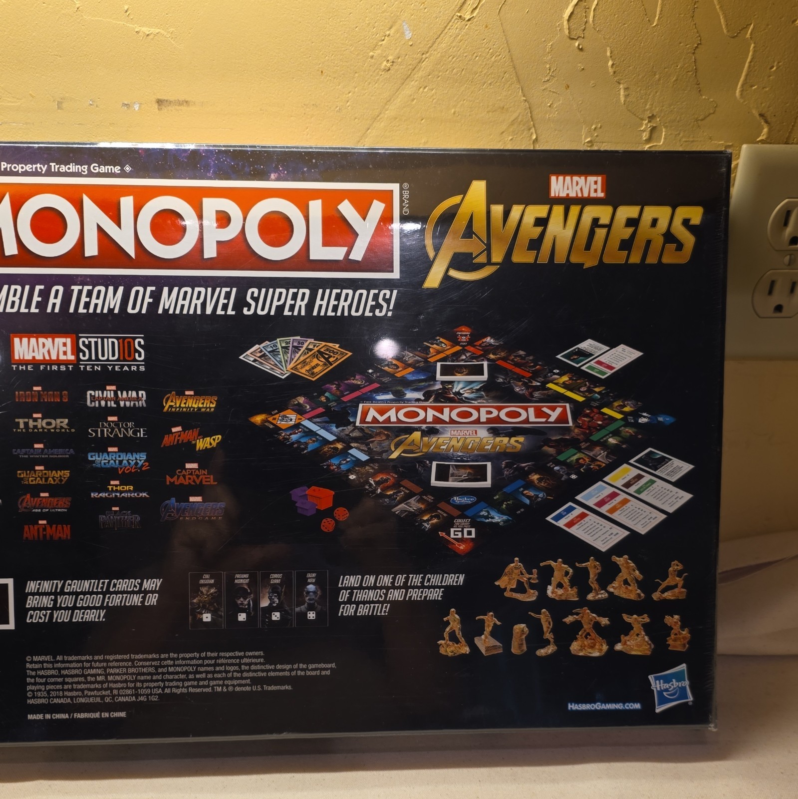 Monopoly Marvel Avengers Edition Board Game 2018 NEW SEALED
