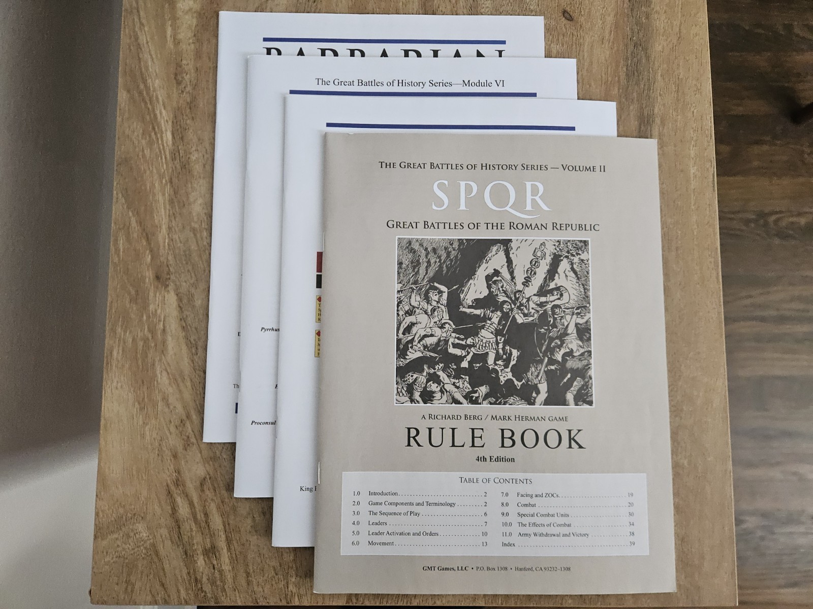 GMT SPQR: Deluxe Edition 2018, Punched, Unplayed, Complete, Excellent