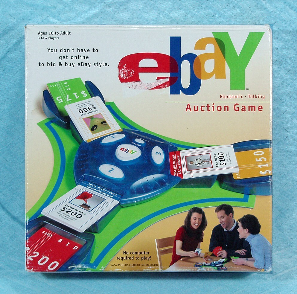 Ebay Electronic Talking Auction Game, Parker Brothers, 2001