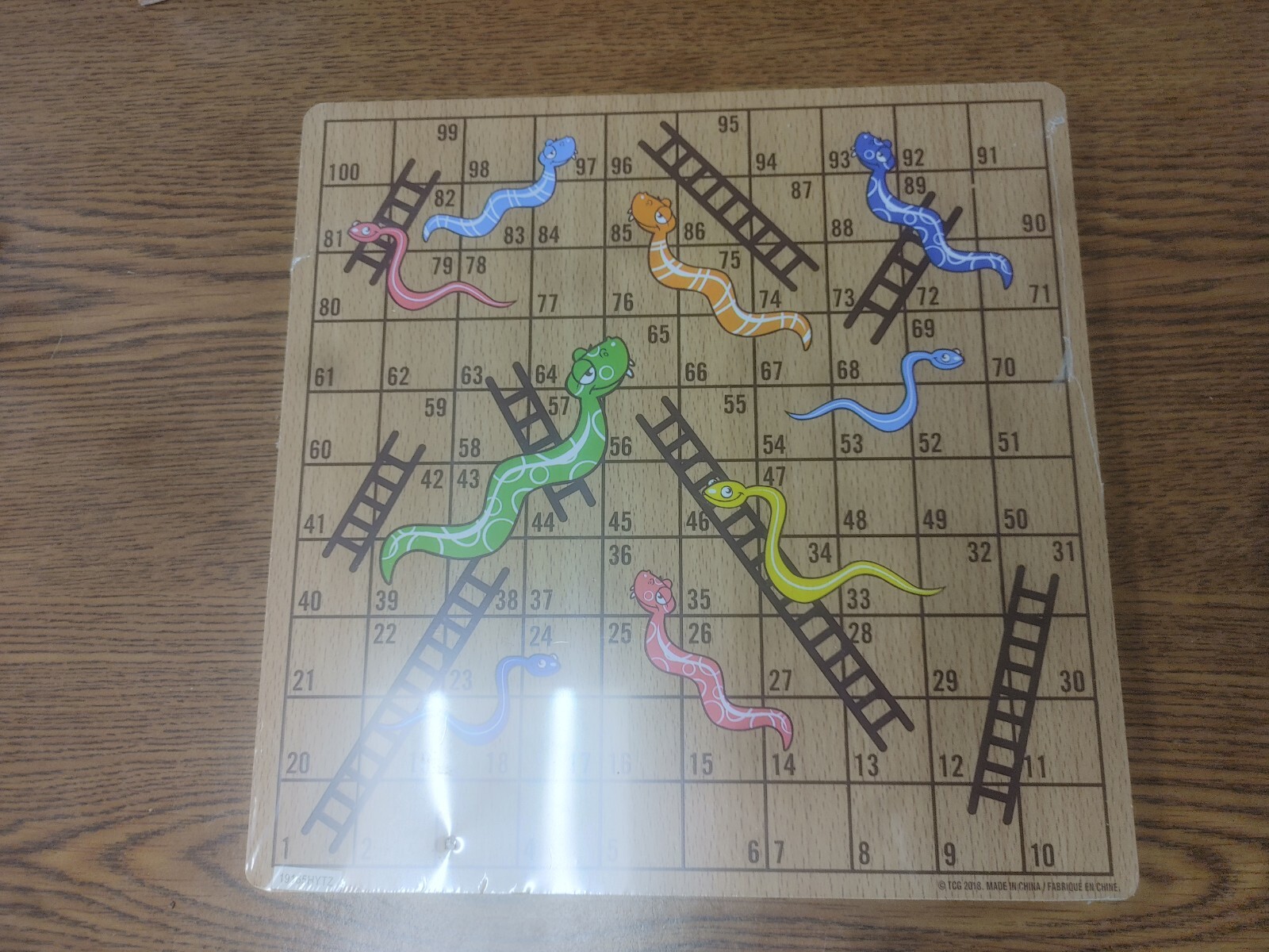Classic Games Snakes & Ladders Board Game (Missing Instructions)