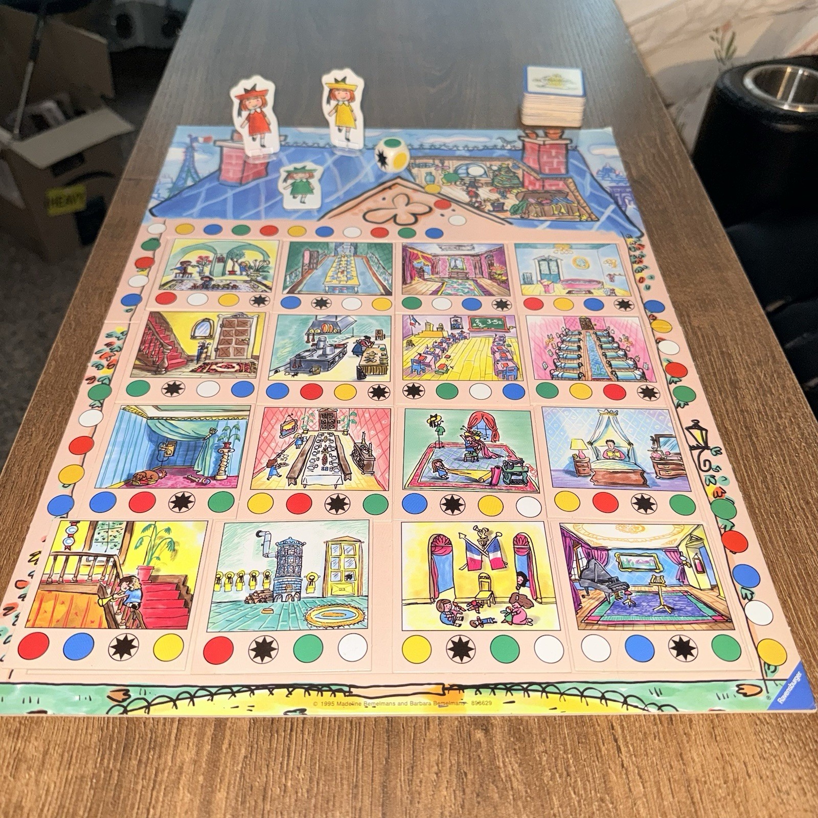 Ravensburger Madeline’s House Vintage 1995 Board Game Made In Germany Incomplete