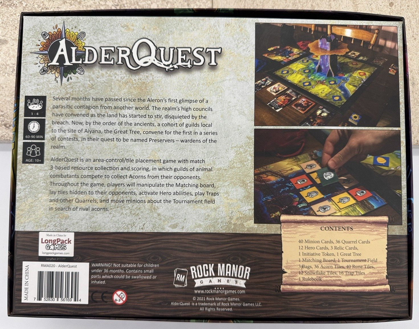 Alderquest Kickstarter board game with Arctic Allies expansion 100% Complete