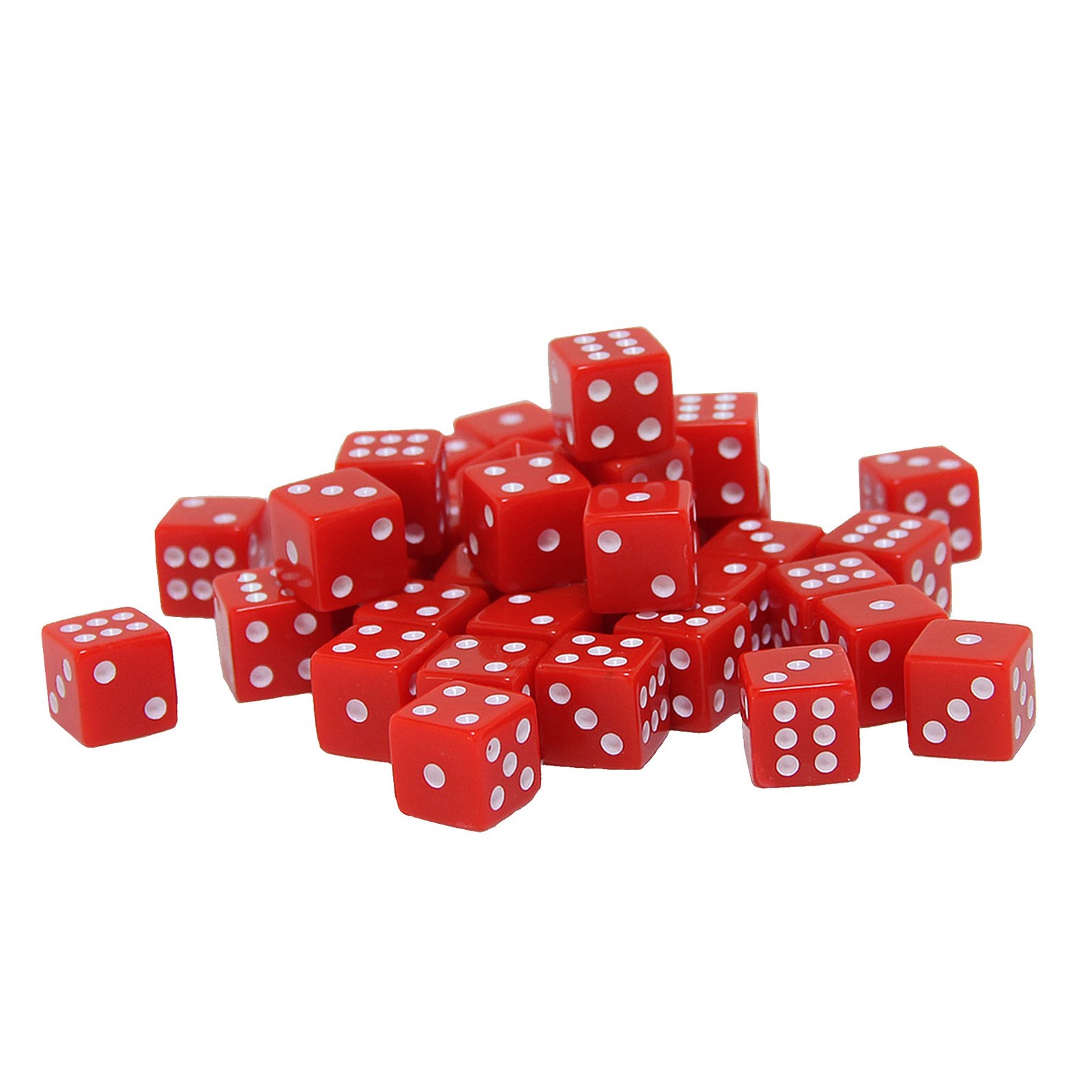 WE Games Red Square Cornered Dice – 100 Pack
