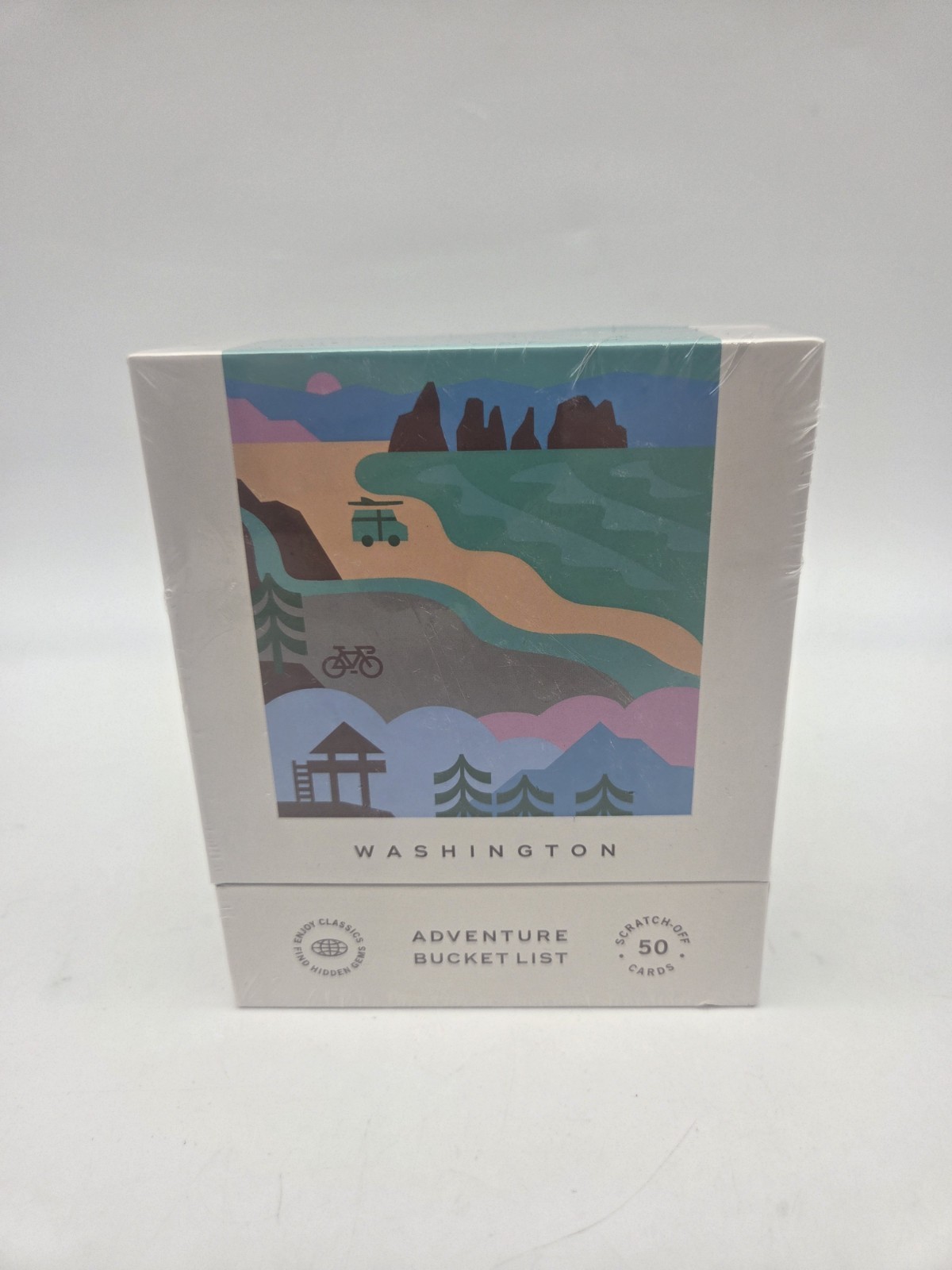 Washington Adventure Bucket List: 50 Scratch-Off Cards NEW SEALED