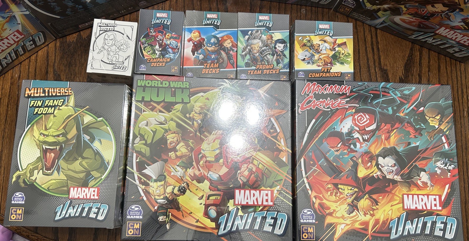 Marvel United: Multiverse: Omniverse Pledge: CMON Kickstarter Exclusives Sealed