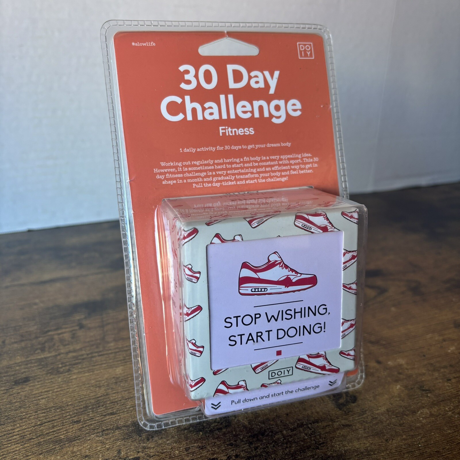 30 Day Fitness Challenge Card Game By DOIY – The Only Limit Is You – Brand New