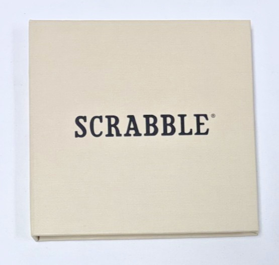 2019 WS GAME COMPANY DELUXE ED. SCRABBLE ROTATING WOOD COLLECTOR GAME SET EUC