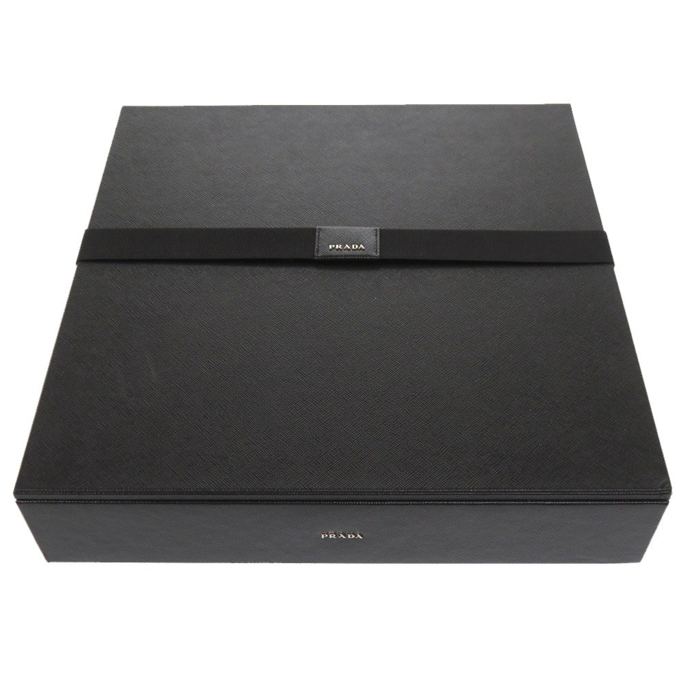 AUTHENTIC PRADA chess setOther miscellaneous goods 2SG077 Black Leather 0651
