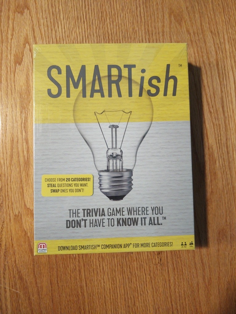 SMARTish Trivia Board Game by Mattel New Factory Sealed Party Family Game NIB