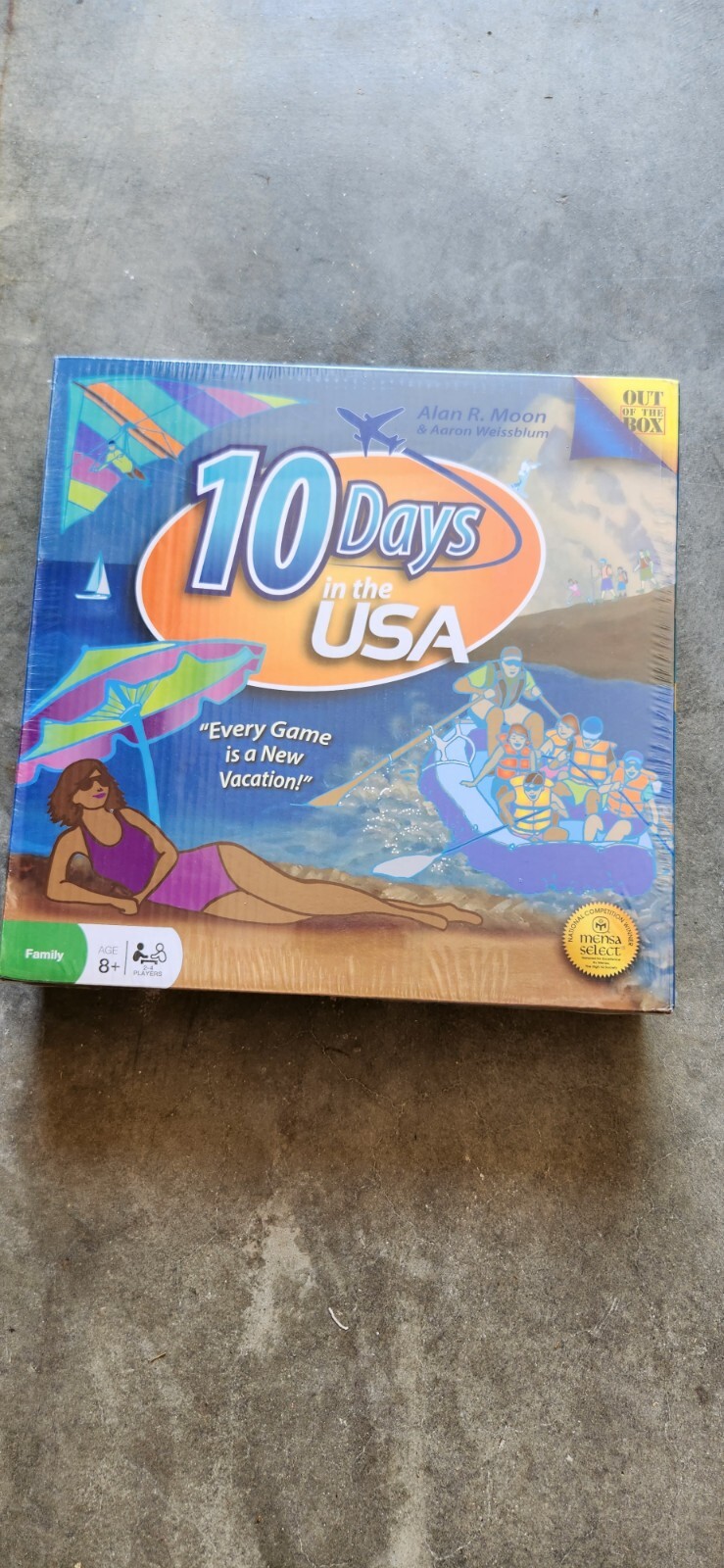 10 Days in the USA Board Game – Family Edition (2014) ~NEW & FACTORY SEALED