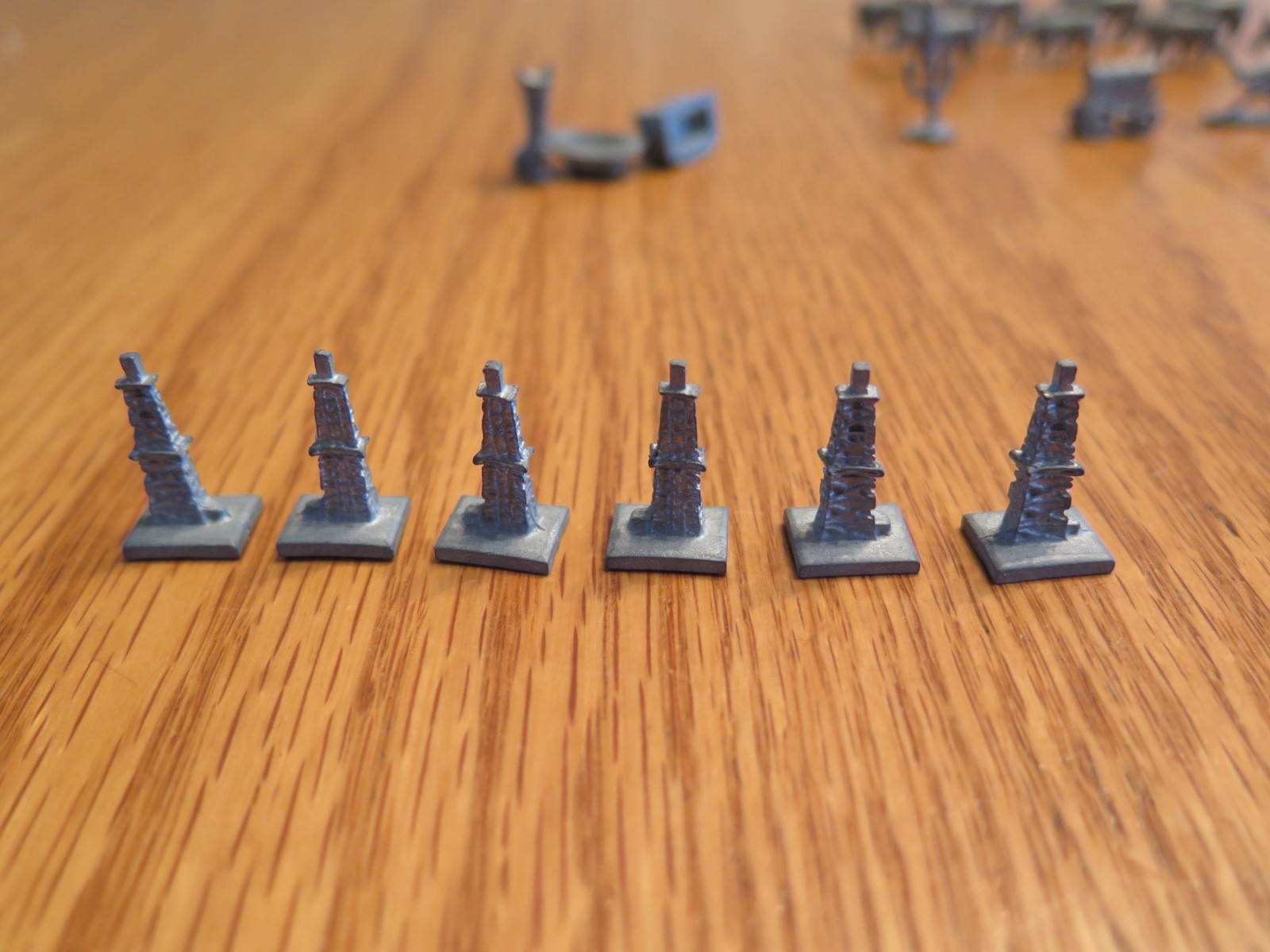 Vintage Board Game Tokens Game Pieces? Miniature Pewter Figurines? Lot of 24 Pcs