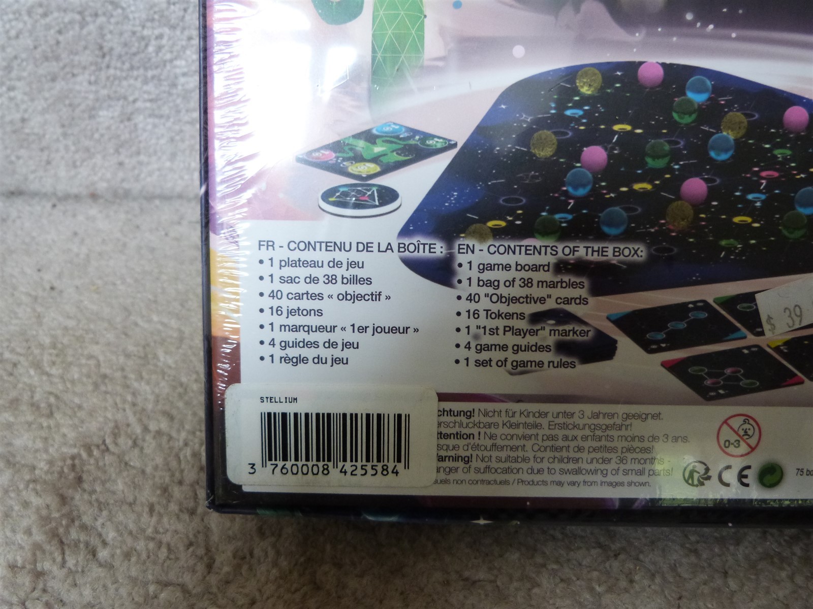 Stellium New sealed board game ankama 2018 Universe building Abstract Strategy