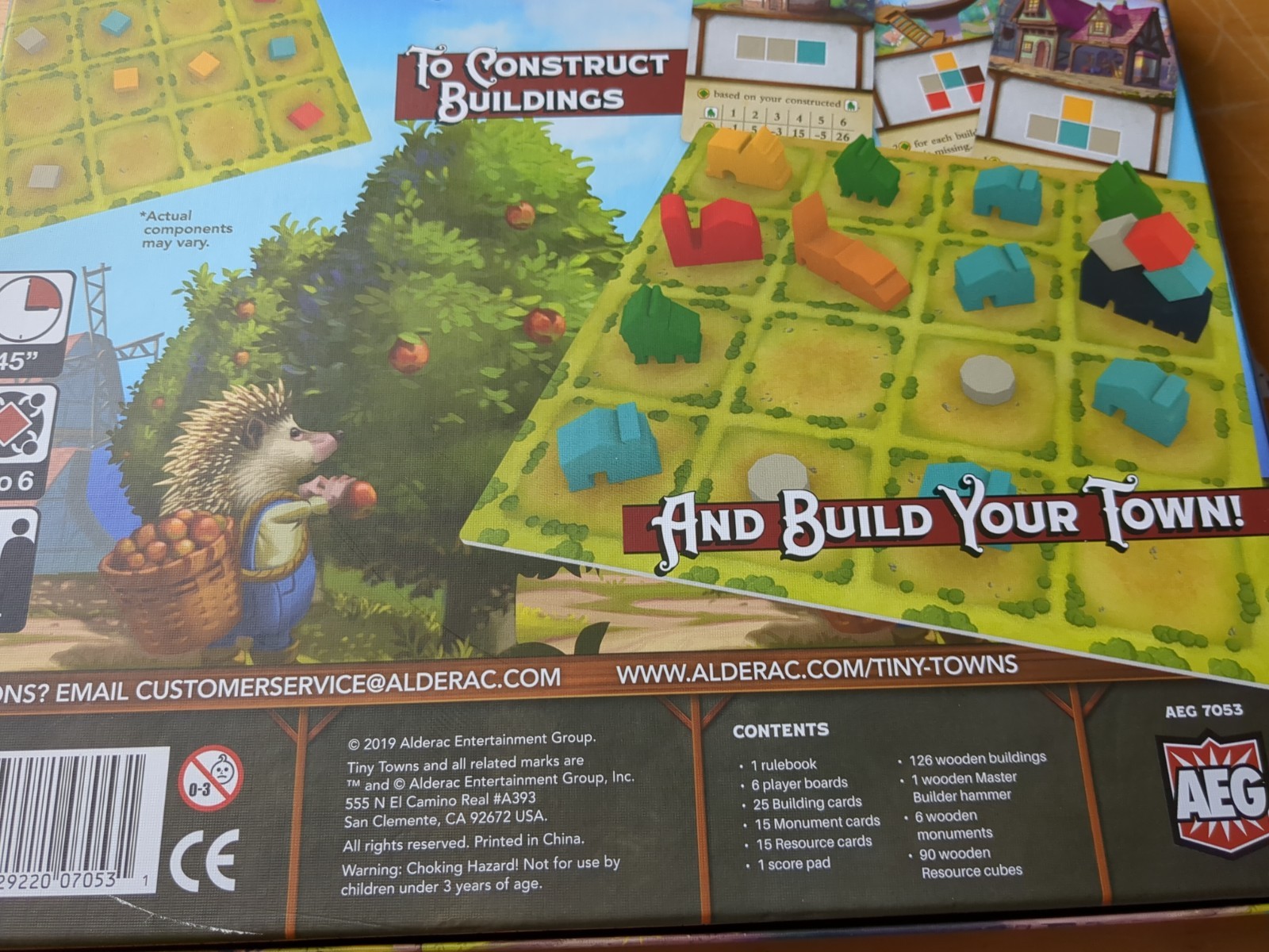 Tiny Towns Board Game, AEG Peter McPherson, 2019 Complete