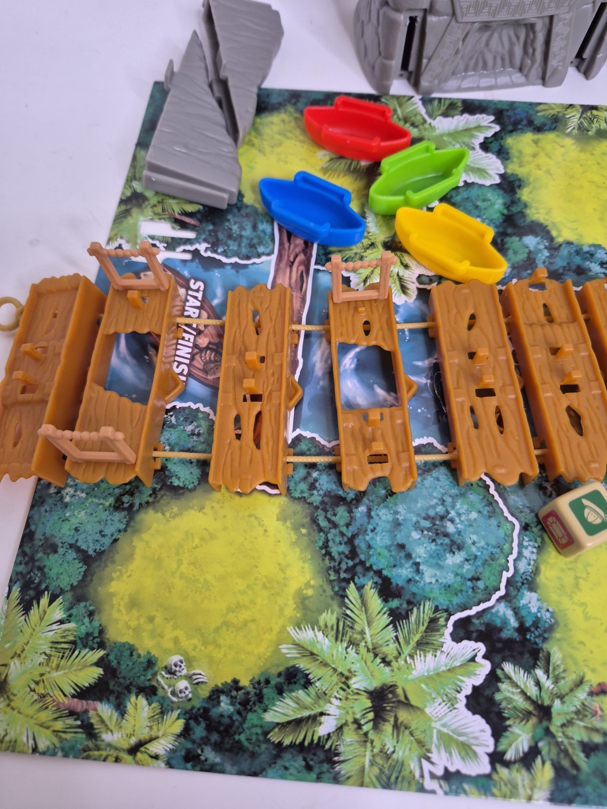 Hasbro Forbidden Bridge Board Game 2021 Complete But Some Replacement Parts READ