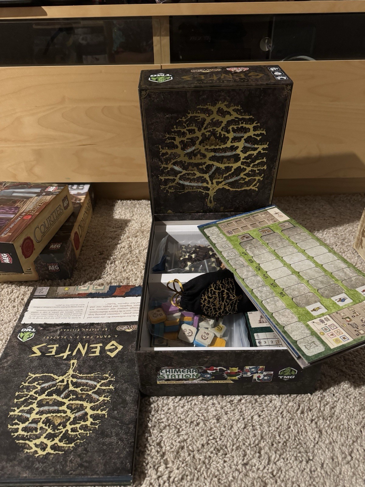 Board Game Collection Gentes Board Game Deluxified / Courtier And Dominaire