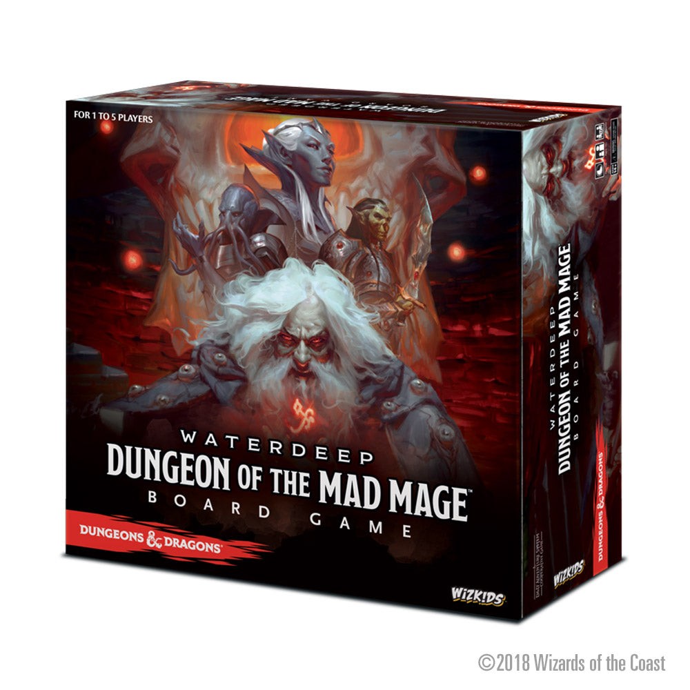D&D Waterdeep: Dungeon of The Mad Mage Adventure System Board Game – Standard Ed