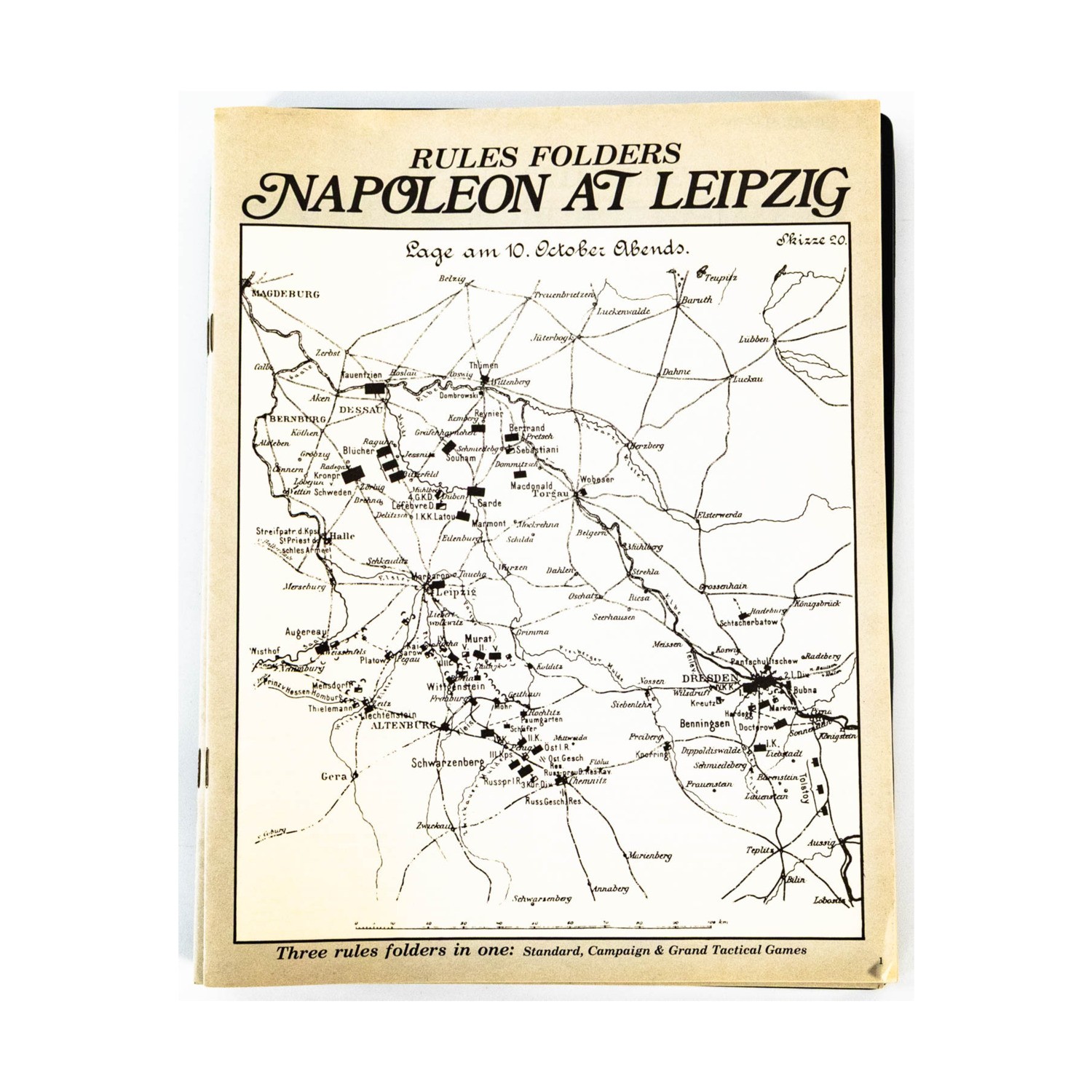 OSG Wargame Napoleon at Leipzig (1st Ed) Bag EX