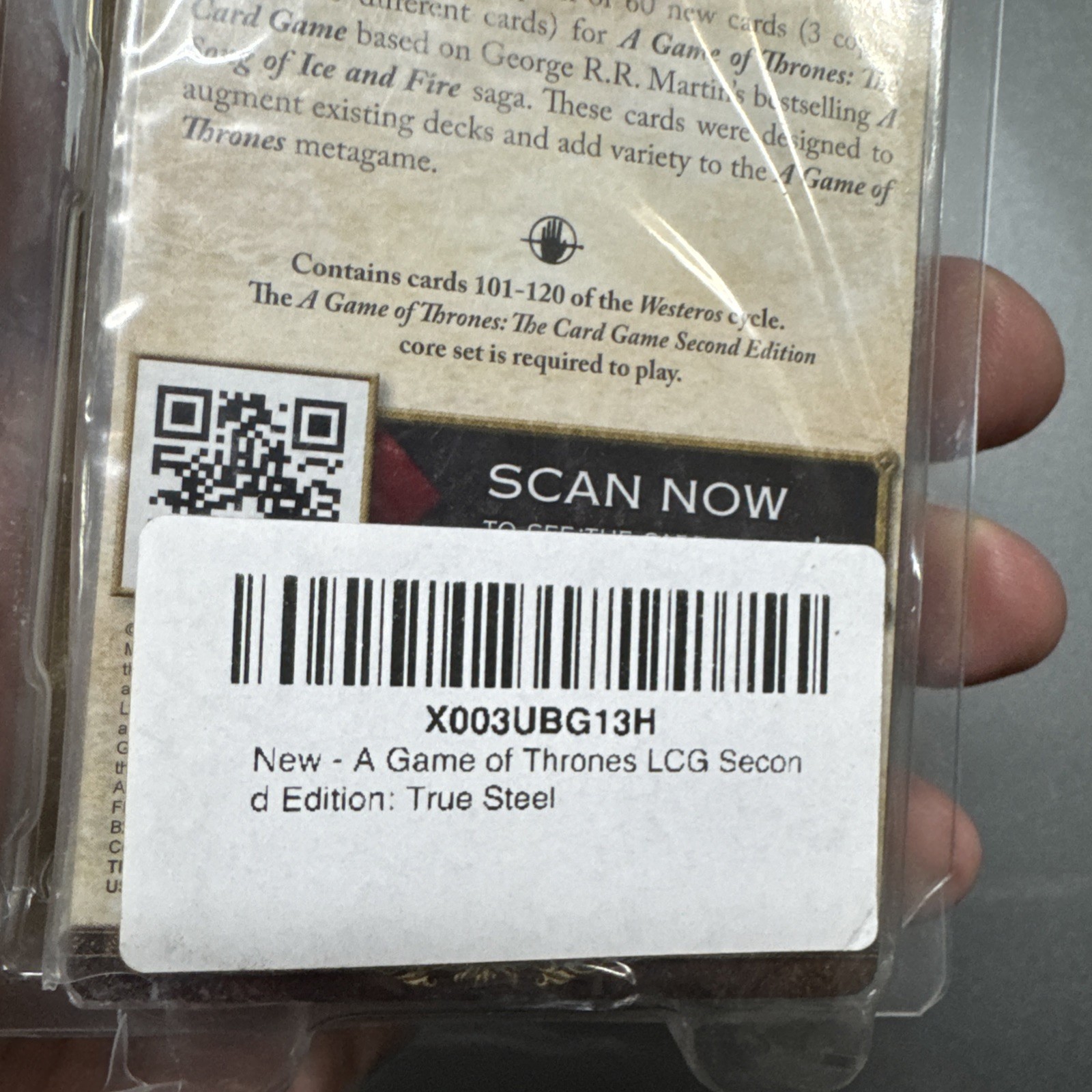 A Game of Thrones: The Card Game (Second Edition) True Steel Chapter Pack