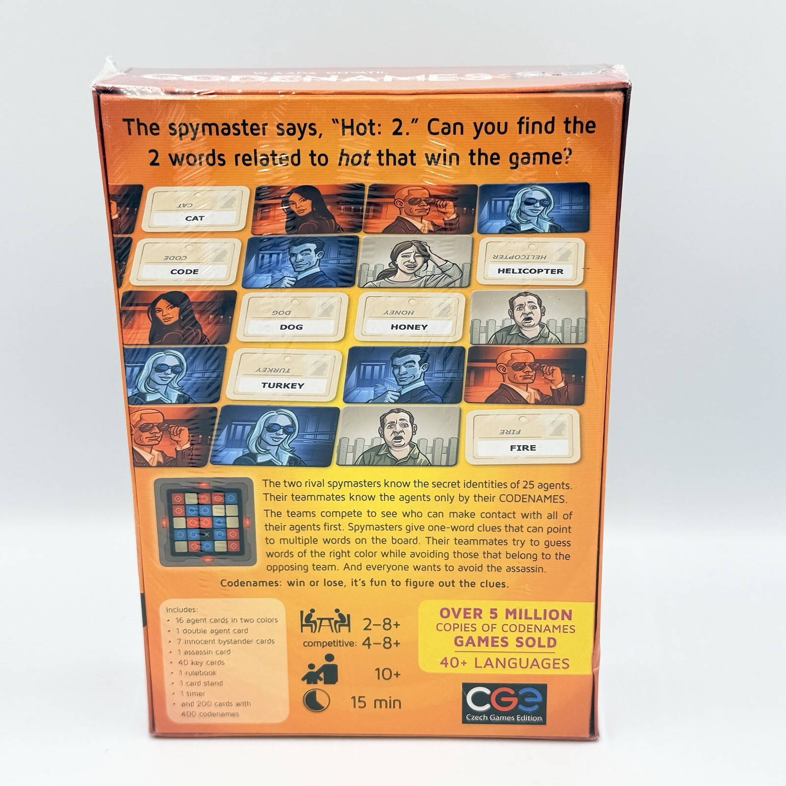 Codenames Board Game NEW Sealed Czech Games Edition Vlaada Chvatil Party Word