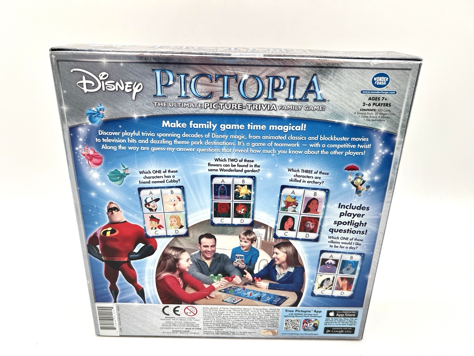 Disney Pictopia Picture Trivia Game Disney Edition Sealed