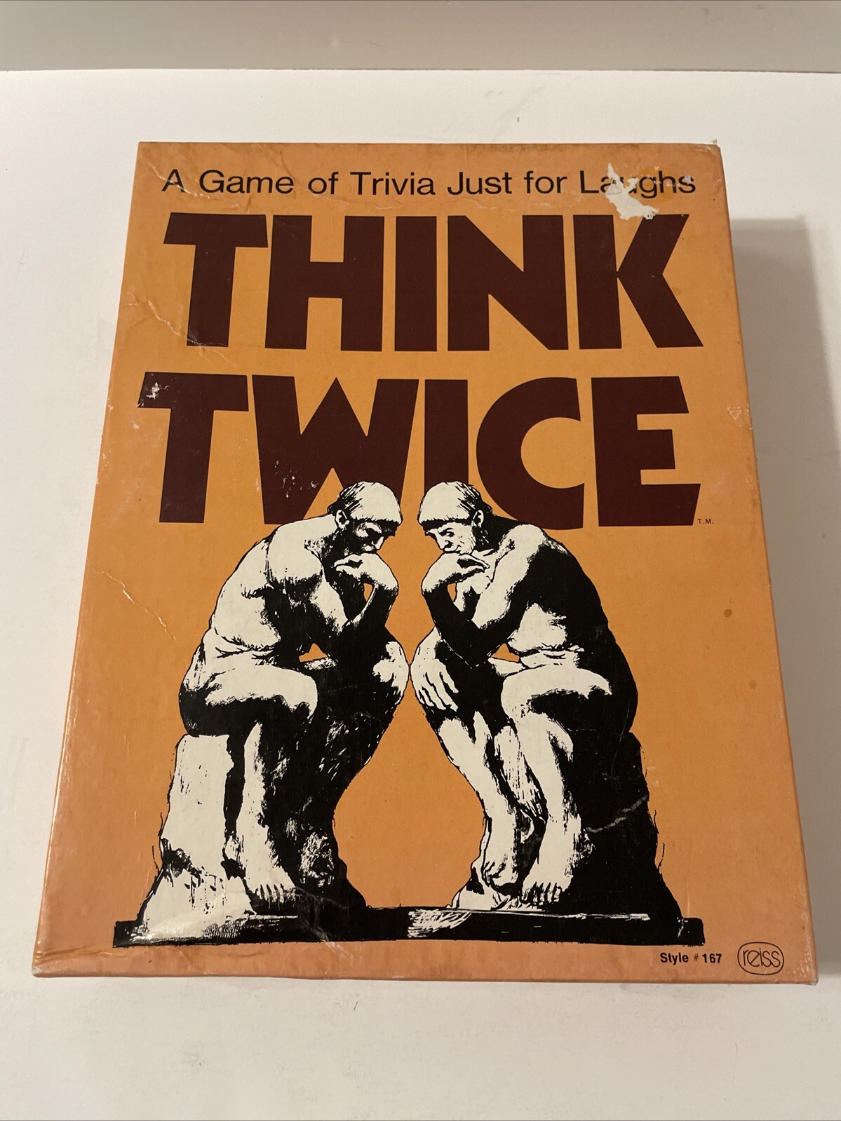 Vintage “Think Twice” Game by Reiss Games – 1974 Edition – Complete!
