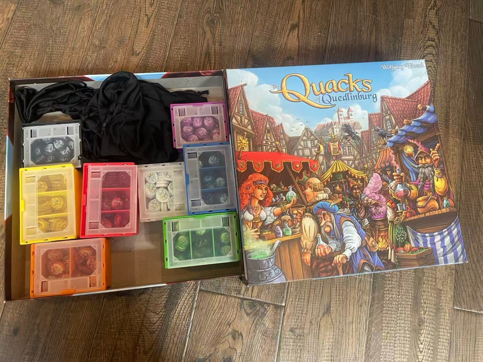 Quacks of Quedlinburg Board Game by North Star Games – with upgraded bit set