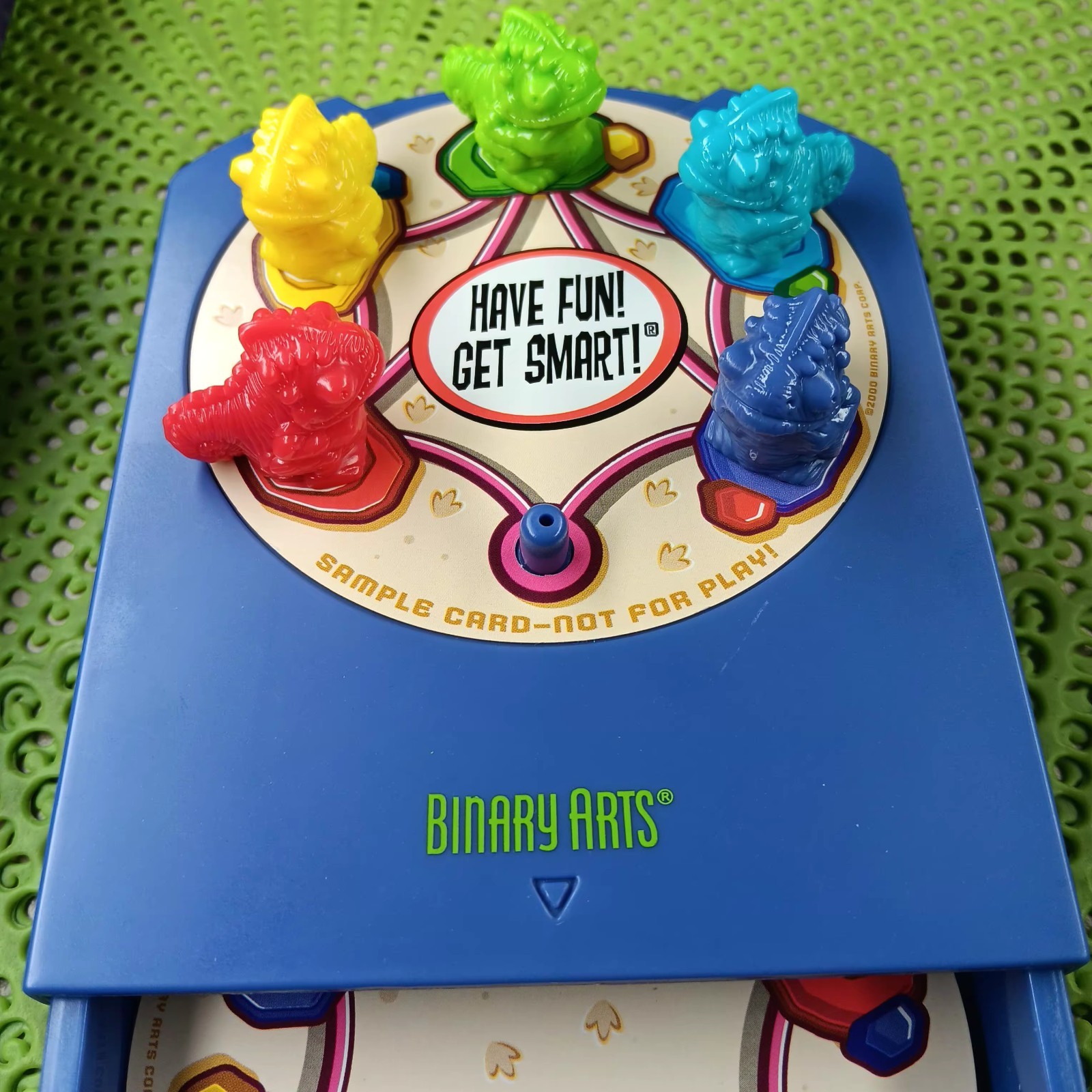 Vintage Binary Arts Leapin’ Lizards The Rock Hoppin’ Peg Game 2000 CIB RARE OOP