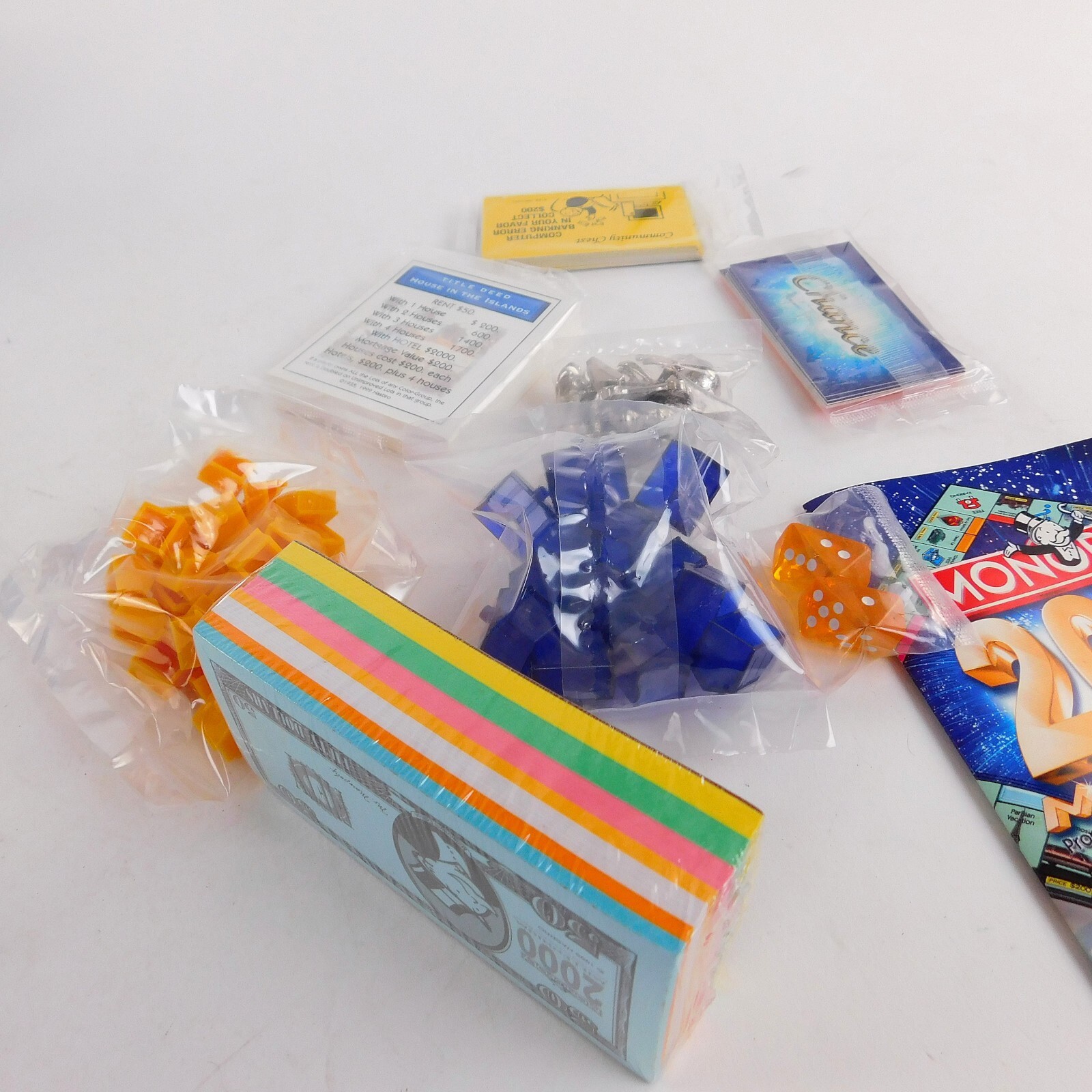 Monopoly 2000 Millennium Parker Brothers Hasbro Components Sealed See Pics