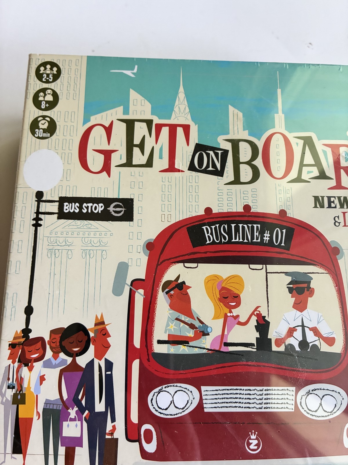 Get On Board New York & London Board Game IELLO New Sealed 2-5 Players Age 8+