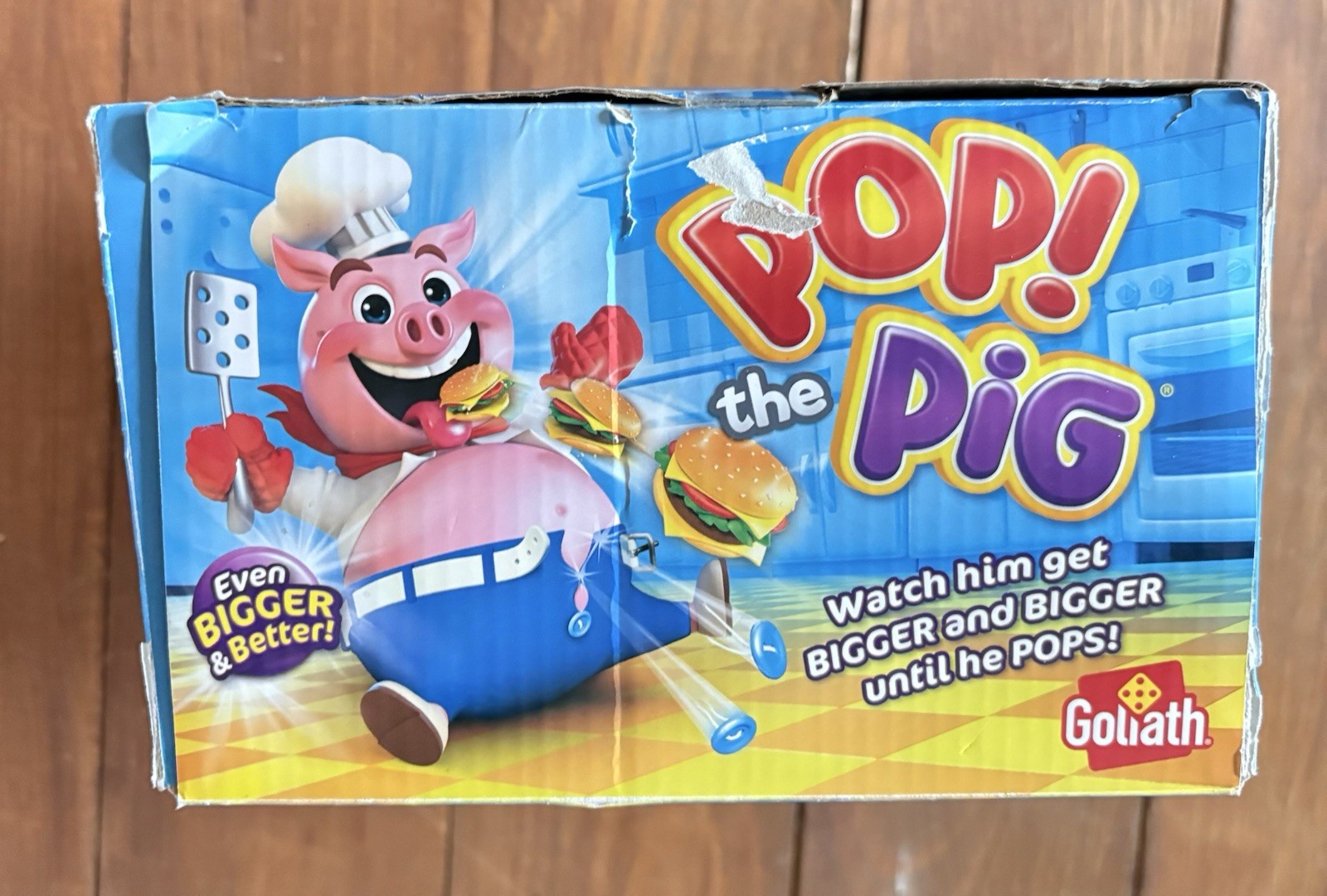 Pop The Pig Kids Game by Goliath 2-6 Players Pre-School Ages 4+ No Instructions