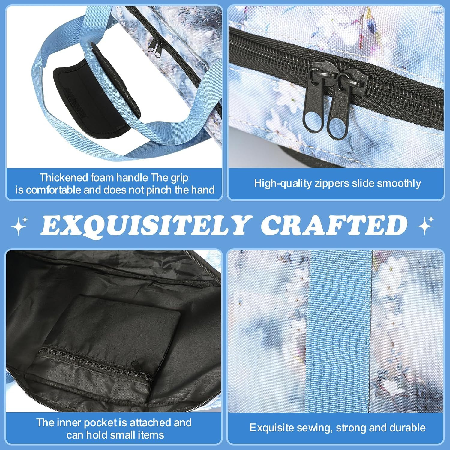 Thickened Version Mahjong Tile Bag, American Mahjong Carrying Case for Tiles