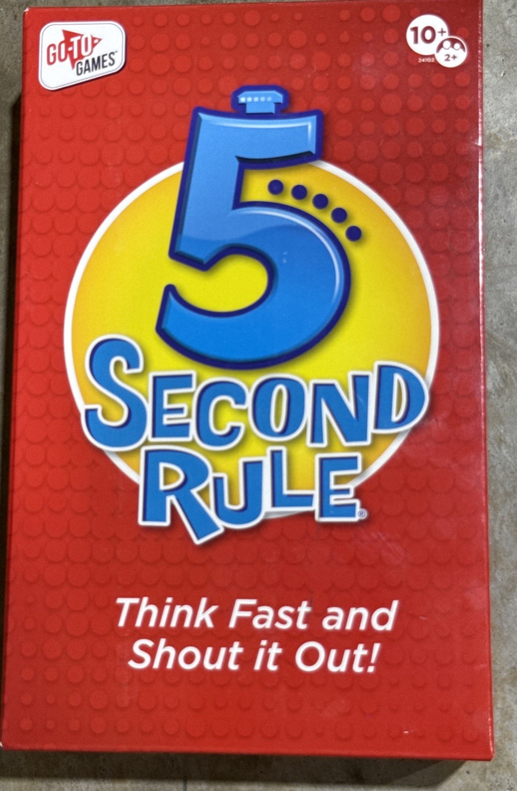 5 Second Rule – Fun Family Games for Kids and Adults Party Kids Travel Game NEW