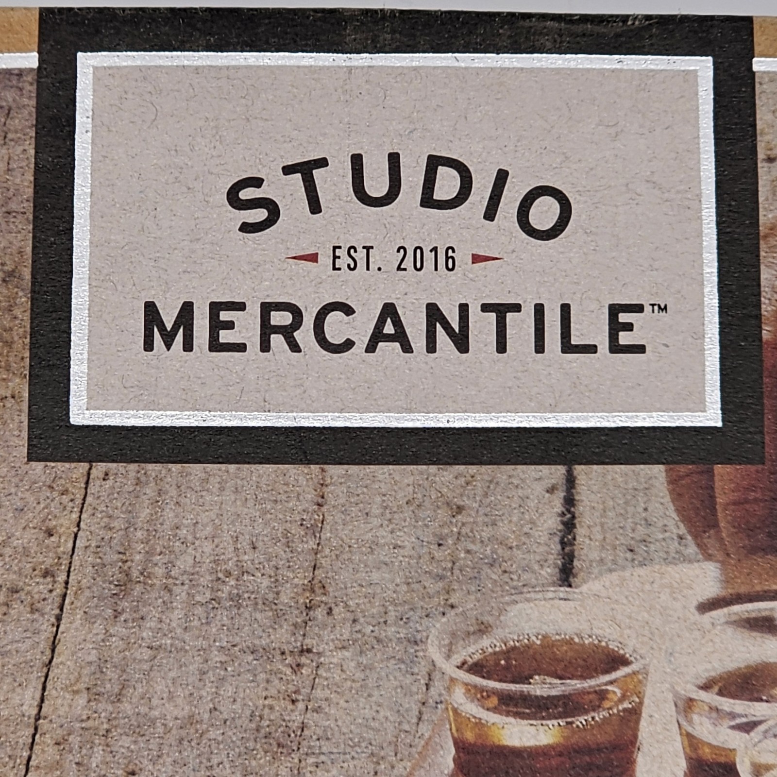 Studio Mercantile, Wooden Mini Beer Pong Drinking Game, New in Box