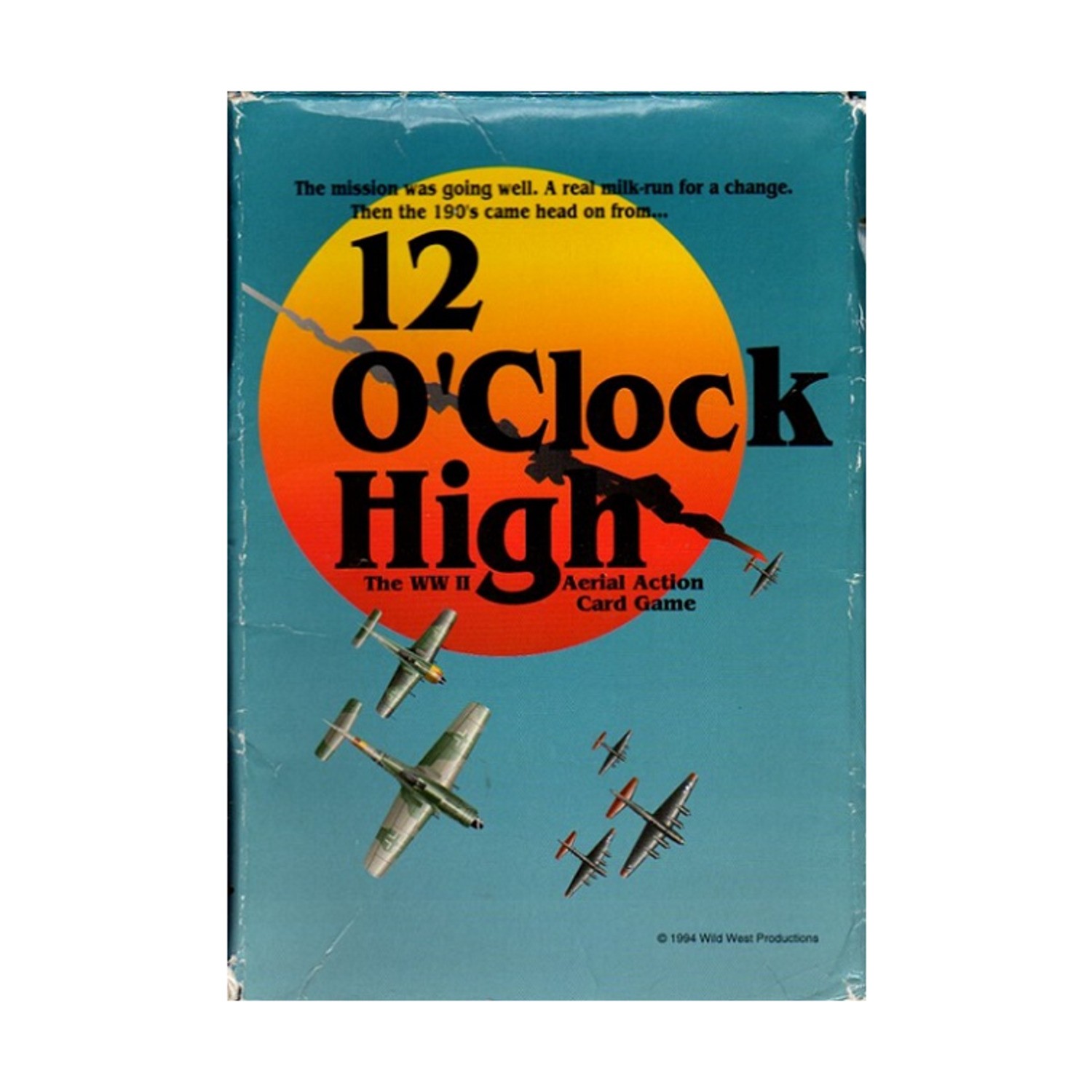 Wild West Prod Boardgame 12 O’Clock High Box Fair/VG+