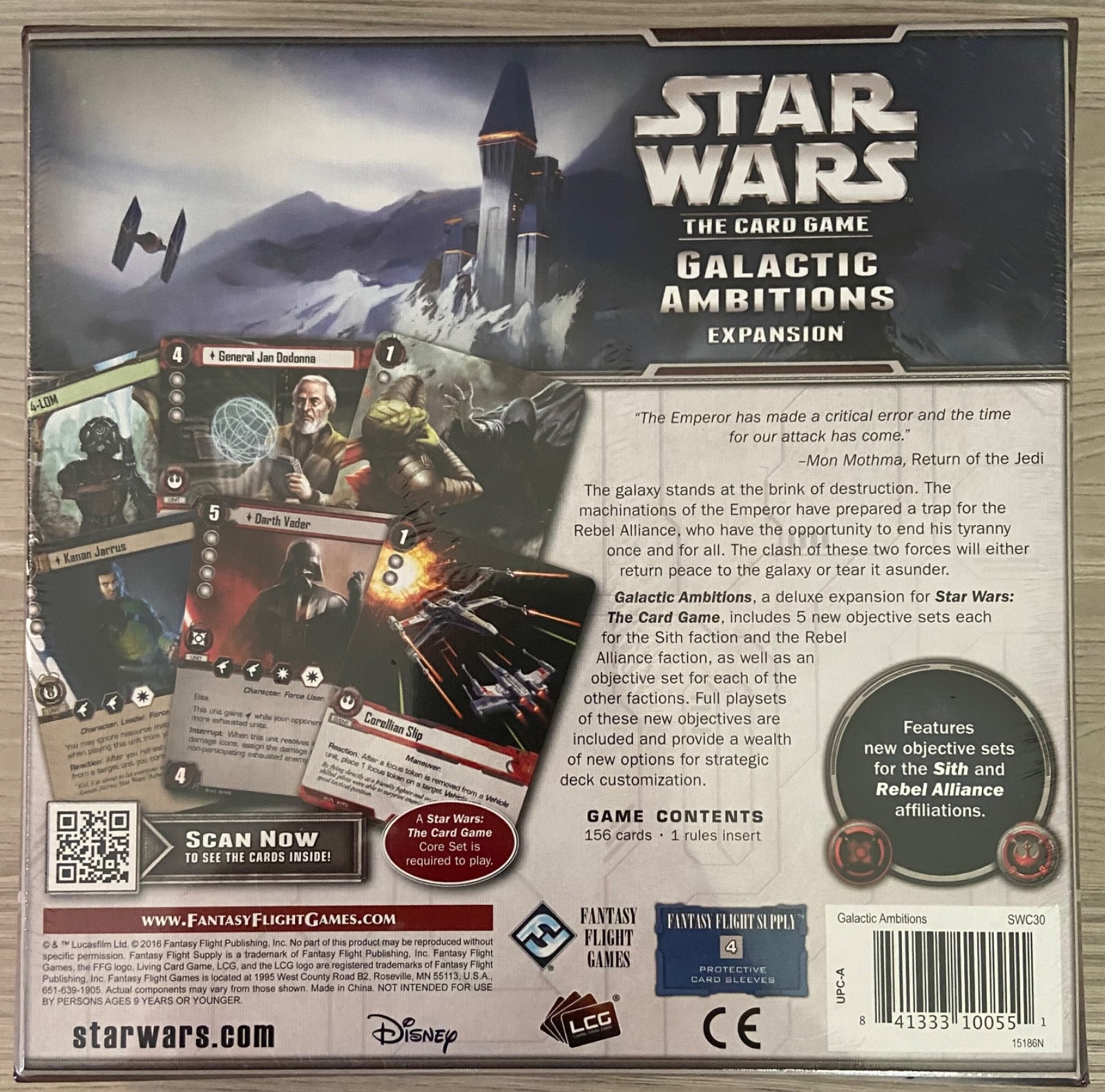 Star Wars: The Card Game Core Set & 5 Deluxe Expansion Sets Fantasy Flight New