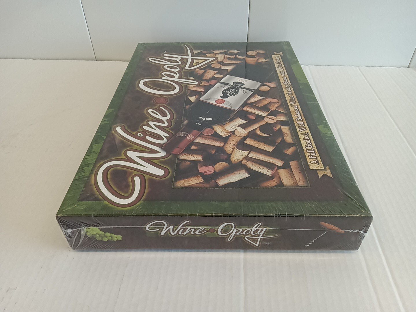 WineOpoly A Game of Cork Popping Fun Boardgame Wine Trading Monopoly Type NEW