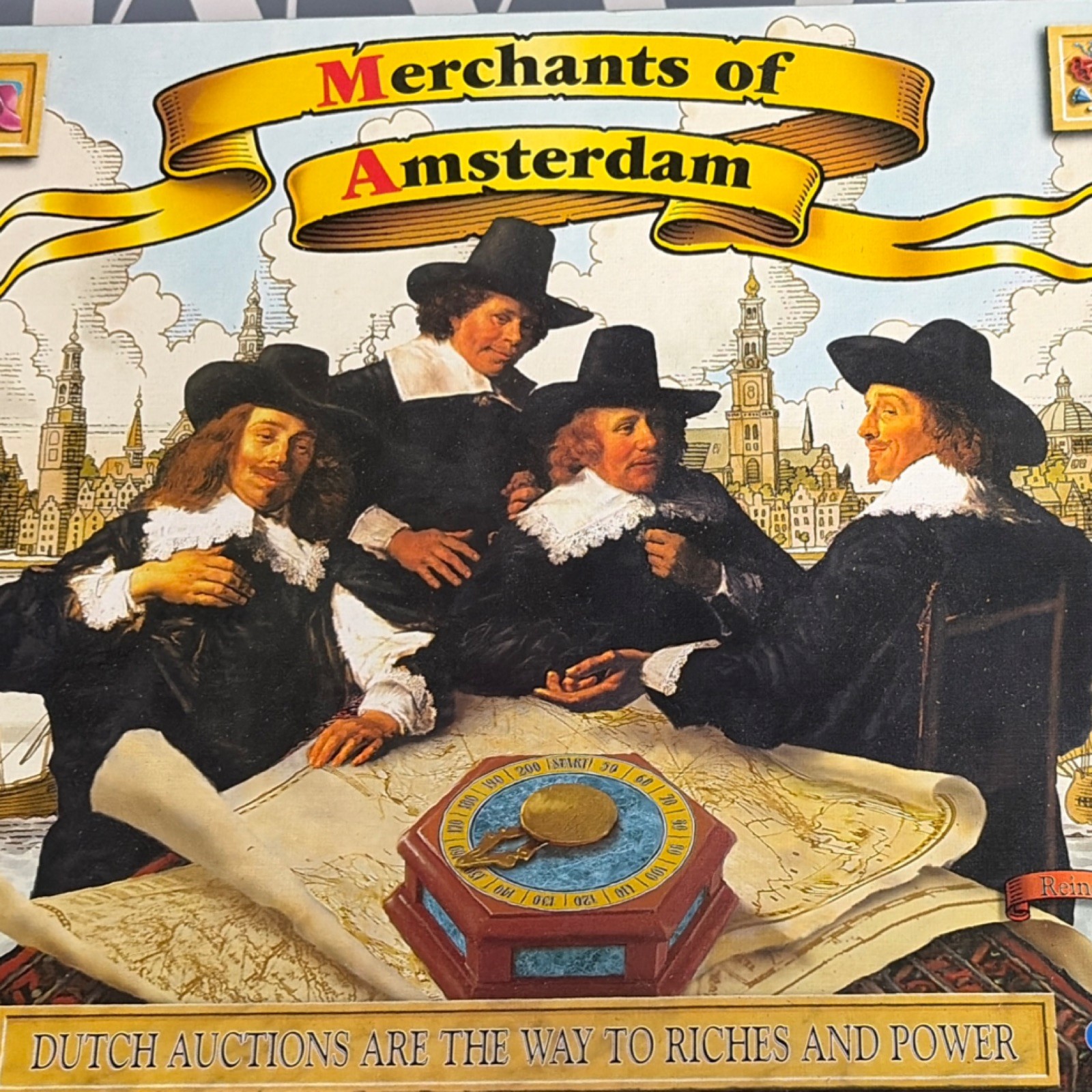 Rio Grande Games Merchants of Amsterdam Board Game, Dutch Auction, Strategy