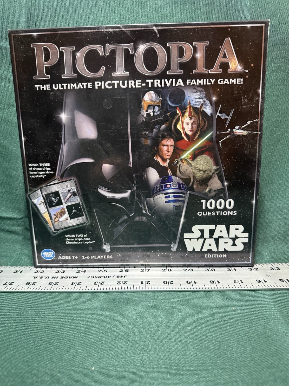 Star Wars Pictopia Edition – Picture Trivia Family Game – Partially Unopened