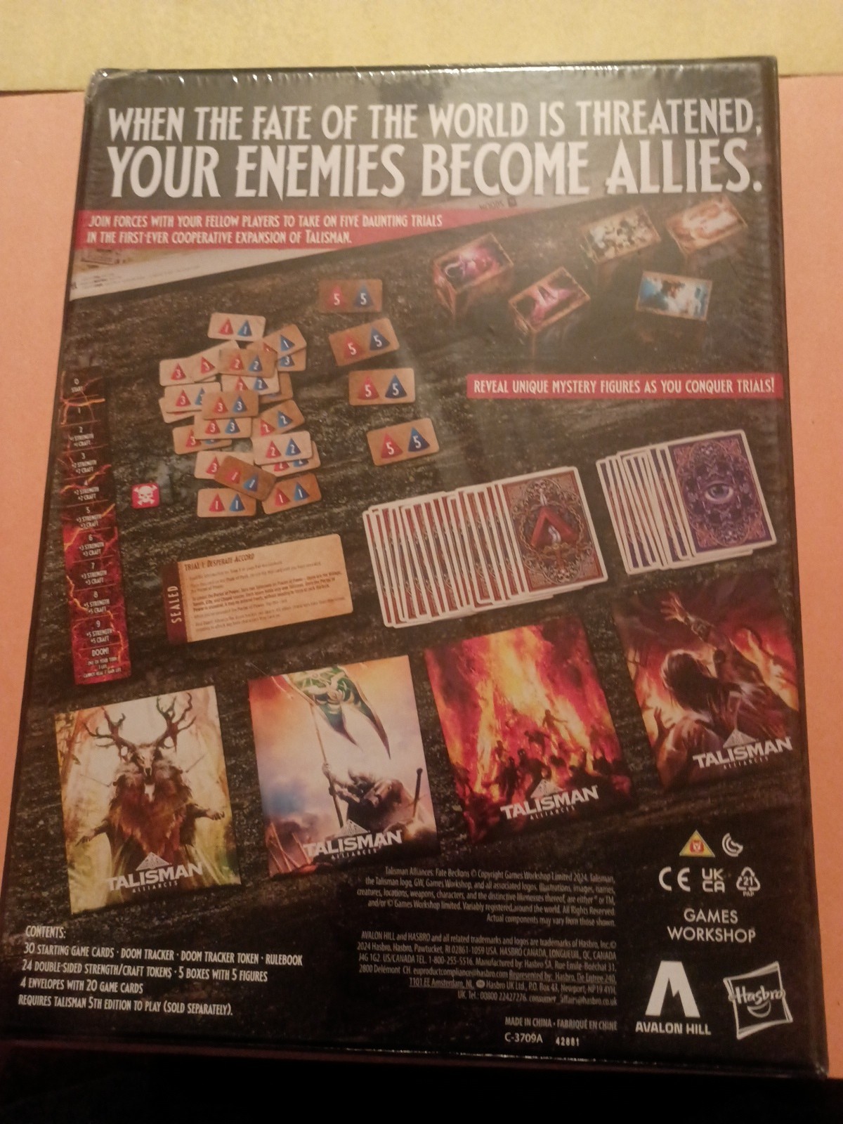 Hasbro Gaming Talisman Alliances: Fate Beckons Board Game, New