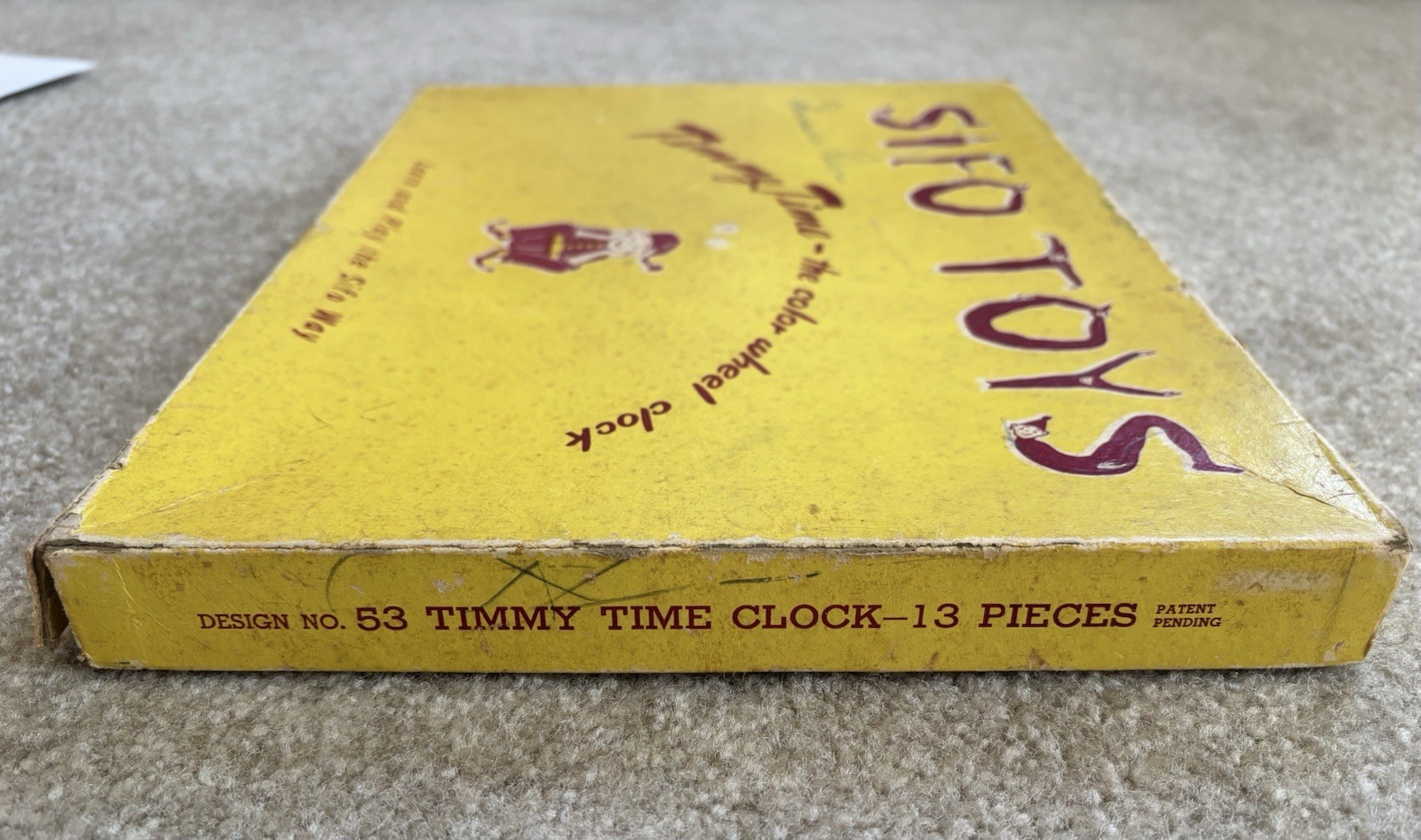 Sifo Toys Timmy Time Educational Time Game Color Wheel Clock, Design No. 53 13pc