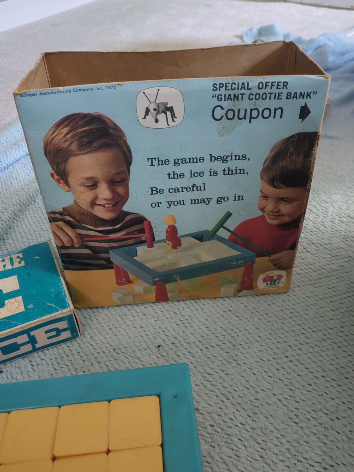 Vintage 1970 Don’t Break the Ice Game Missing Mallets