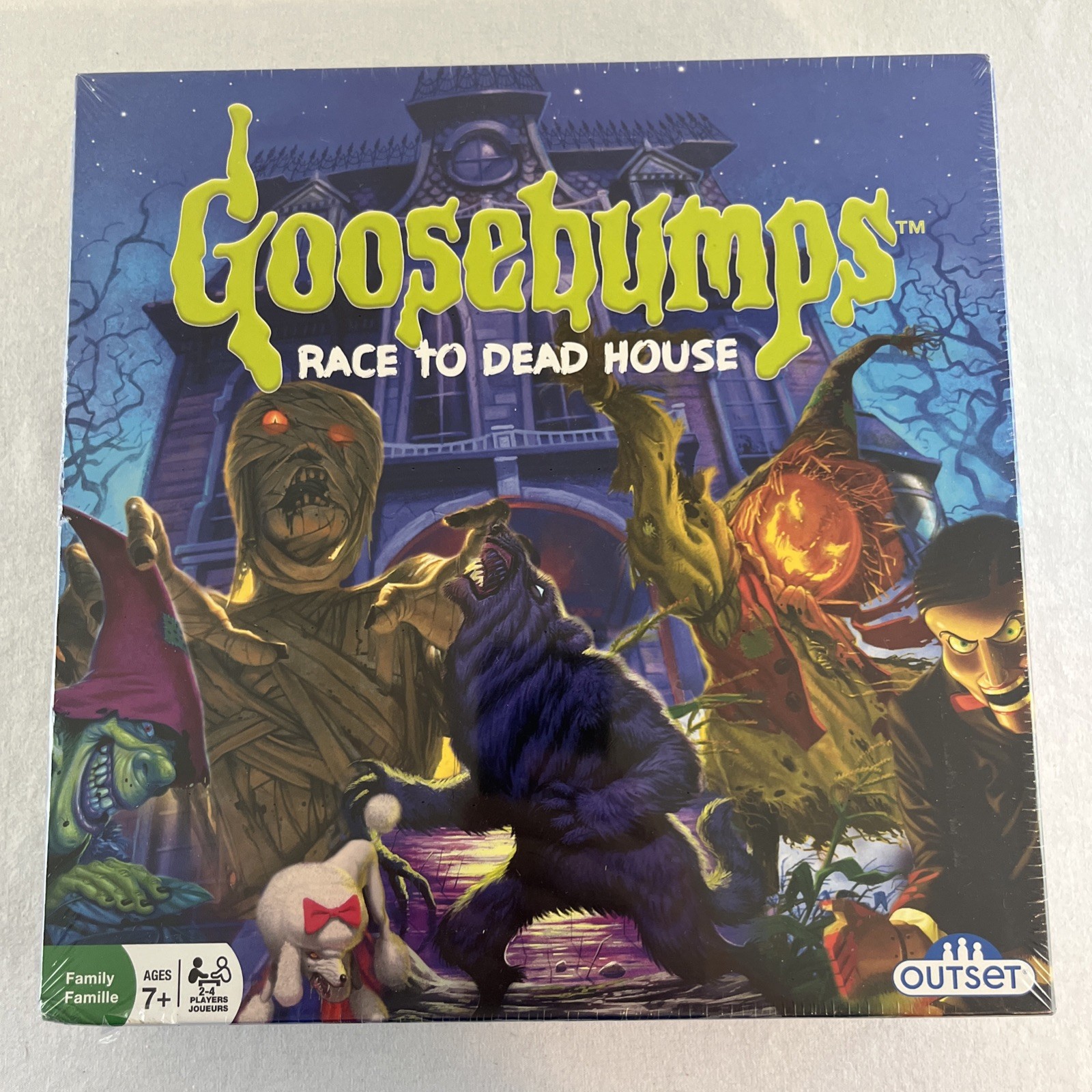 Goosebumps: Race To Dead House Board Game – New Sealed – Halloween